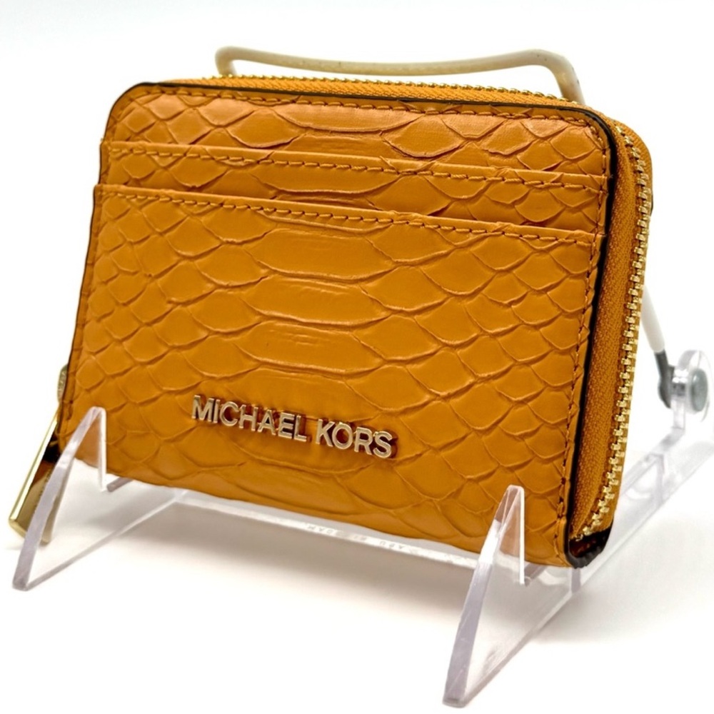 Michael Kors Medium ZA Card Case Wallet Cider